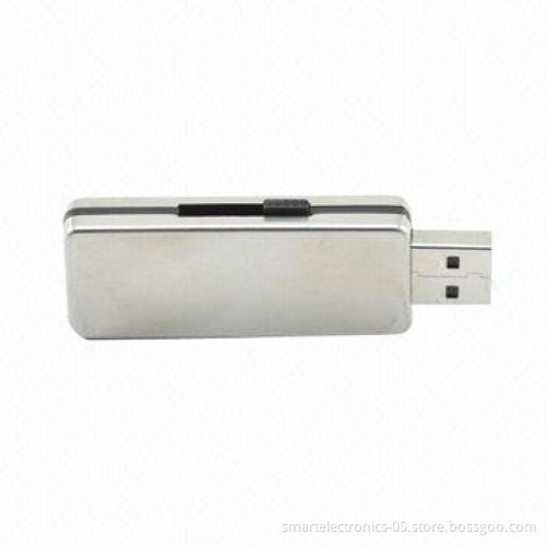 Push Metal USB Flash Drives